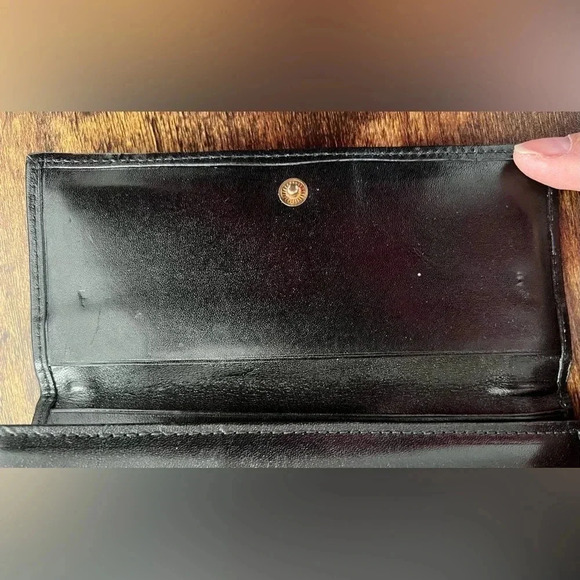 VINTAGE | ladies fur/leather trifold wallet - Picture 10 of 11